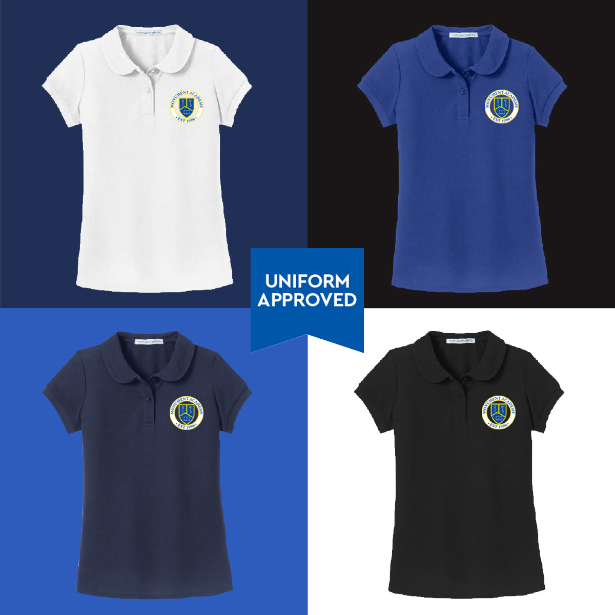 girls uniform polos