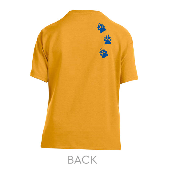Lynx With Paw Prints-Yellow *DISCOUNT*