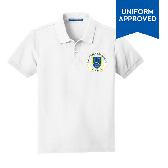 Boys Crest Polo-Youth Size