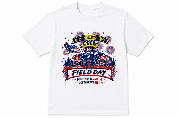 2026 Field Day T-Shirt - ALL GRADES (2nd - 5th) - Youth and Adult Sizes