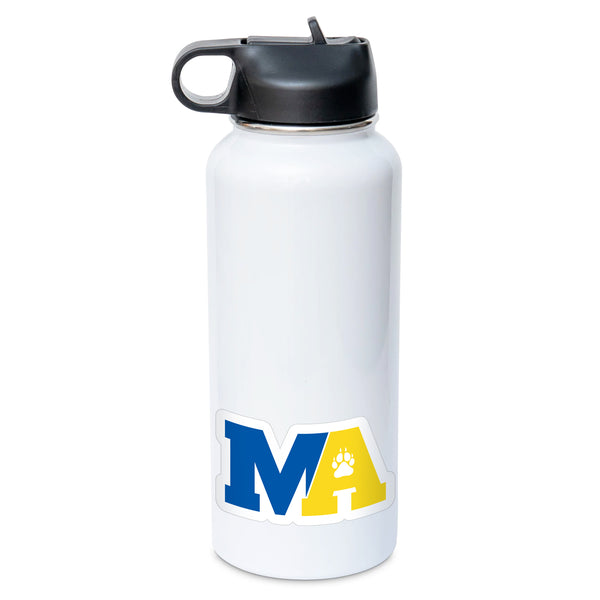 Water Bottle Sticker "MA"